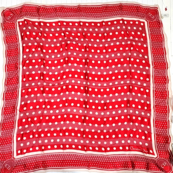 Christian Dior Vintage sheer 100% silk - Picture 7 of 8